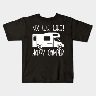 Nix wie weg - Happy Camper Kids T-Shirt